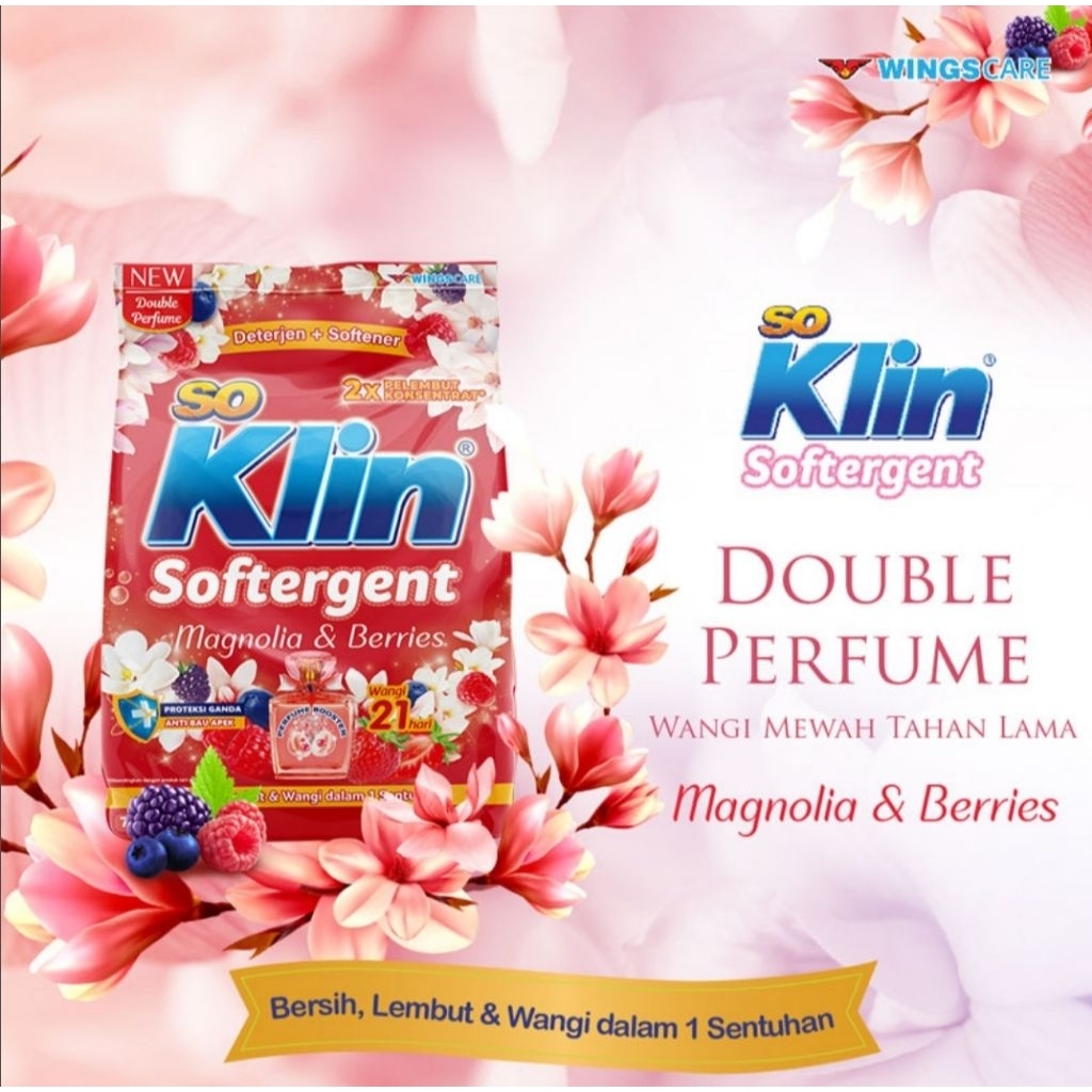 so klin bubuk 1.44 kg magnolia berries. detergent bubuk
