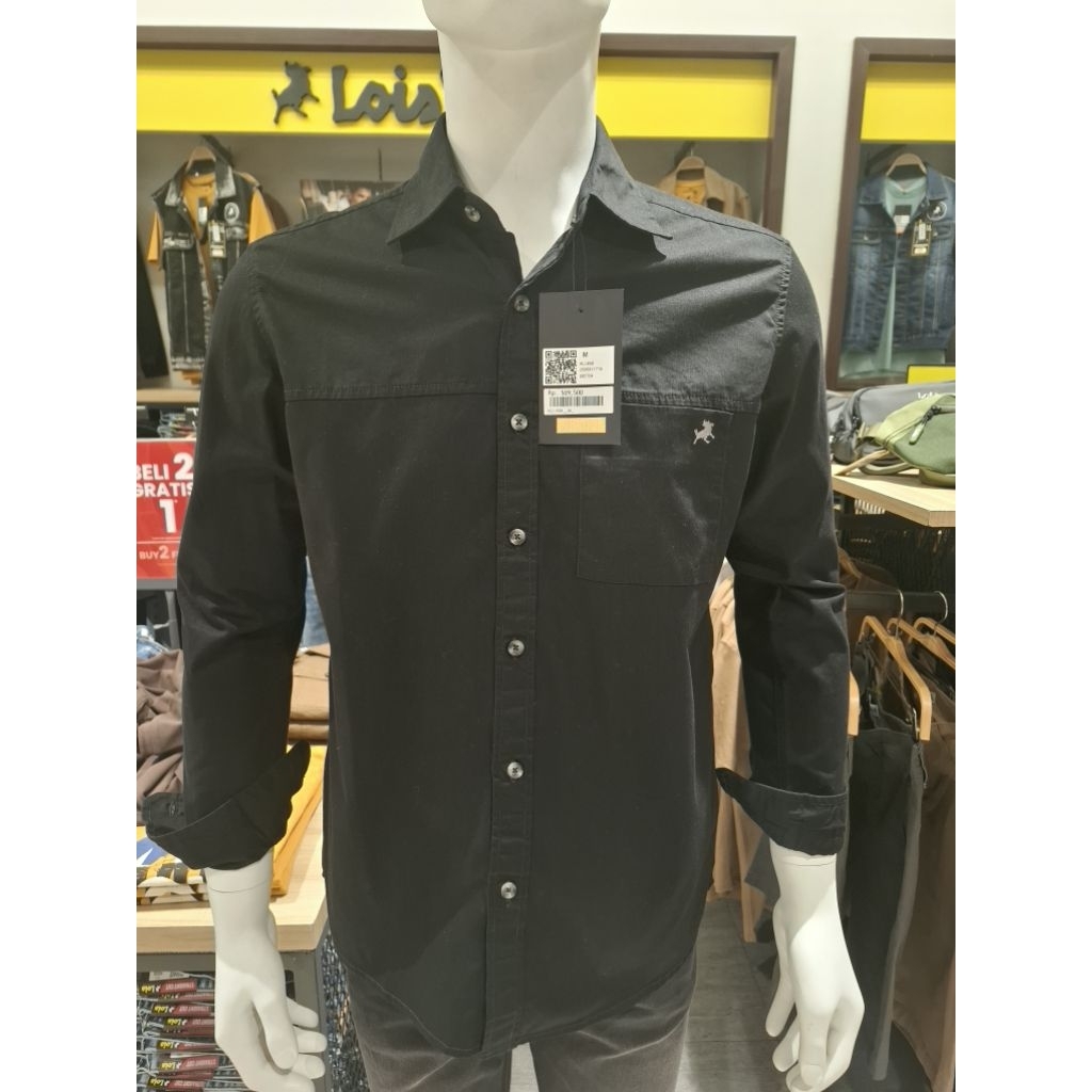 kemeja Lois 100% Original slim fit