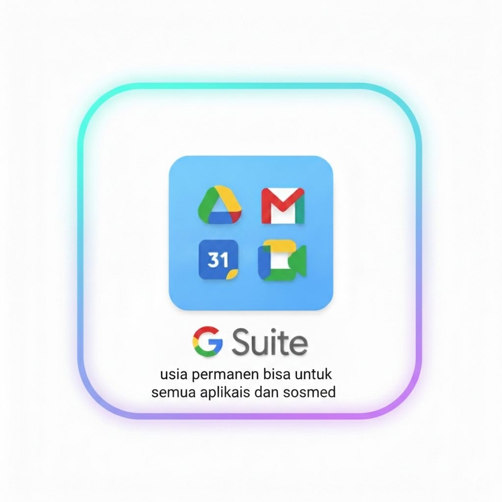 Gsuite permanen nama random Bergaransi