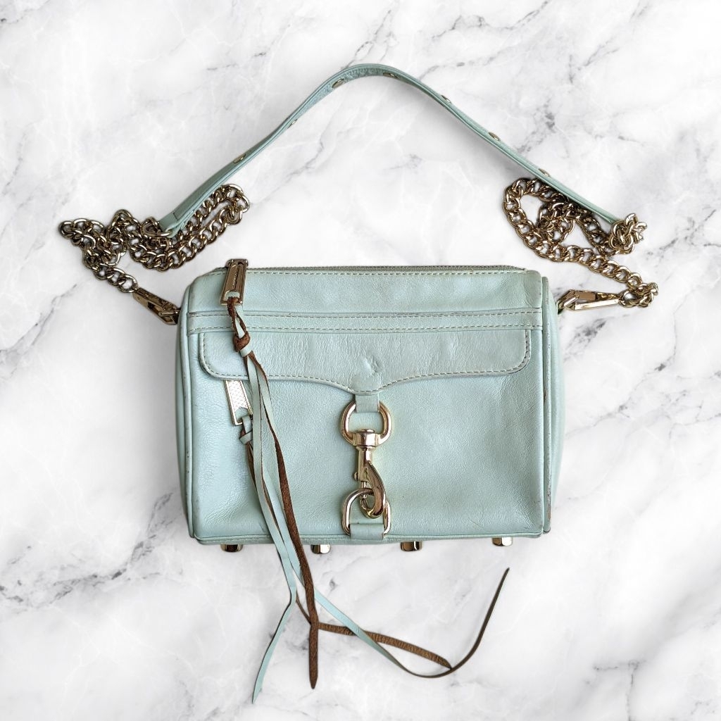 Rebecca Minkoff Mini MAC Shoulder Bag - Green Mint Second