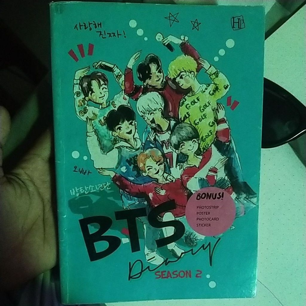 PRELOVED BUKU BTS DIARY SEASON 2