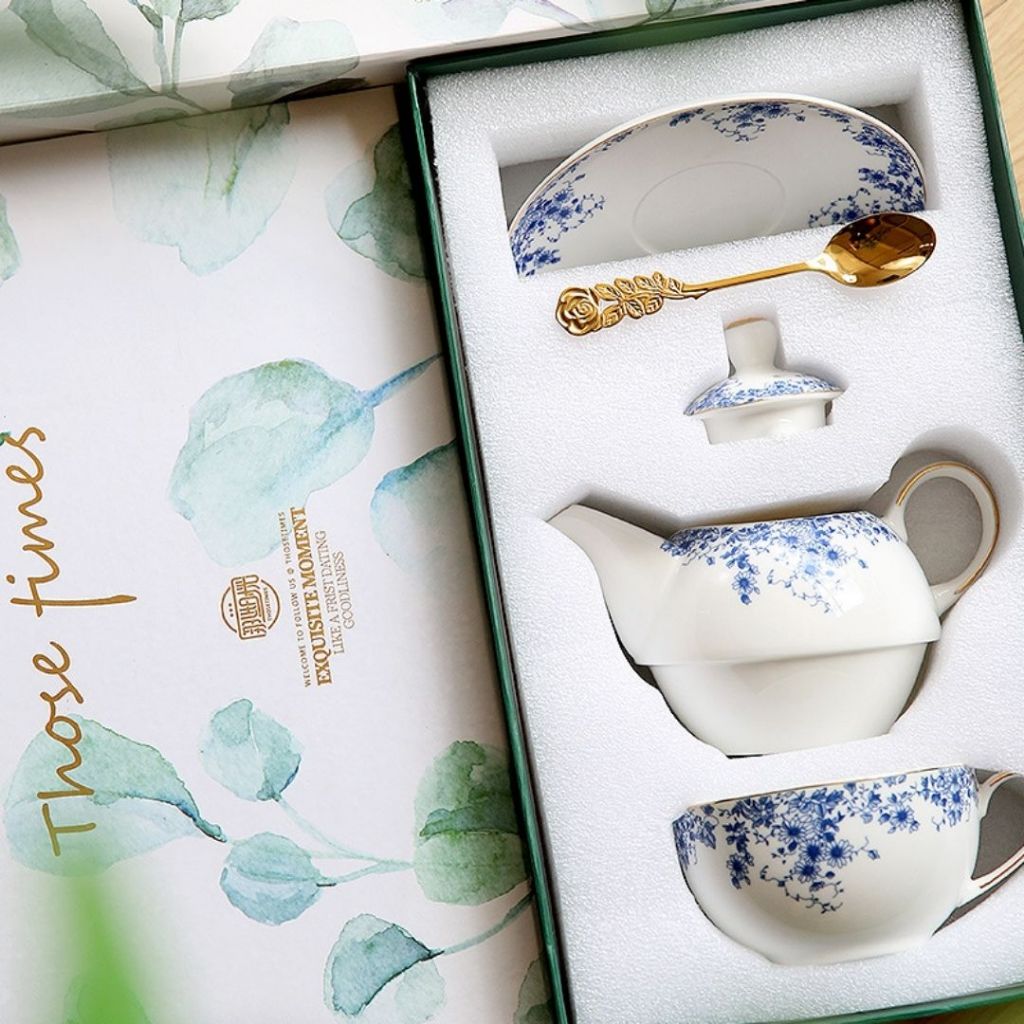 Yinhua Chinese Teapot Set / Tea Set Royal / Set Gelas Cangkir Teh / Set Teko Cup dan Saucer Mewah / 