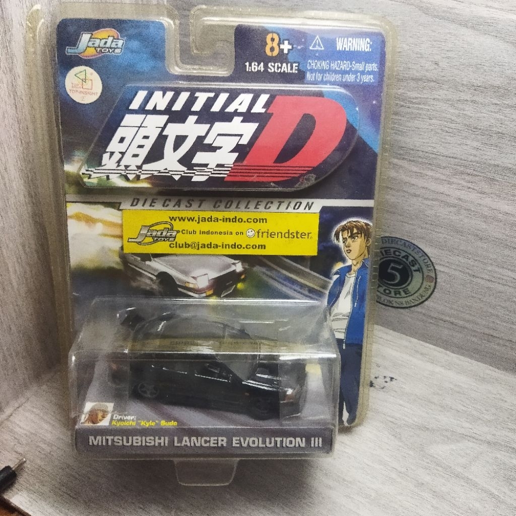jada toys initial d mitsubishi lancer evolution iii