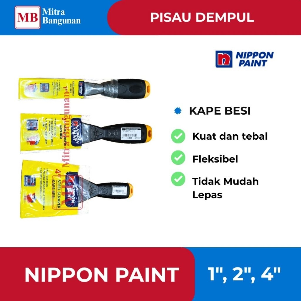 NIPPON KAPE BESI/PISAU DEMPUL 1", 2", 4"