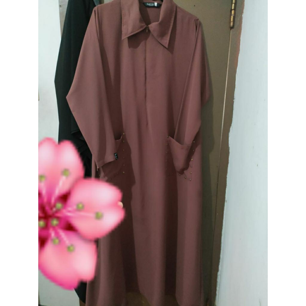 PRELOVED ALJENNA LAEEBA SOCIALITE ROSE SIZE L || ALJENNA LAEEBA ROOTS SIZE L