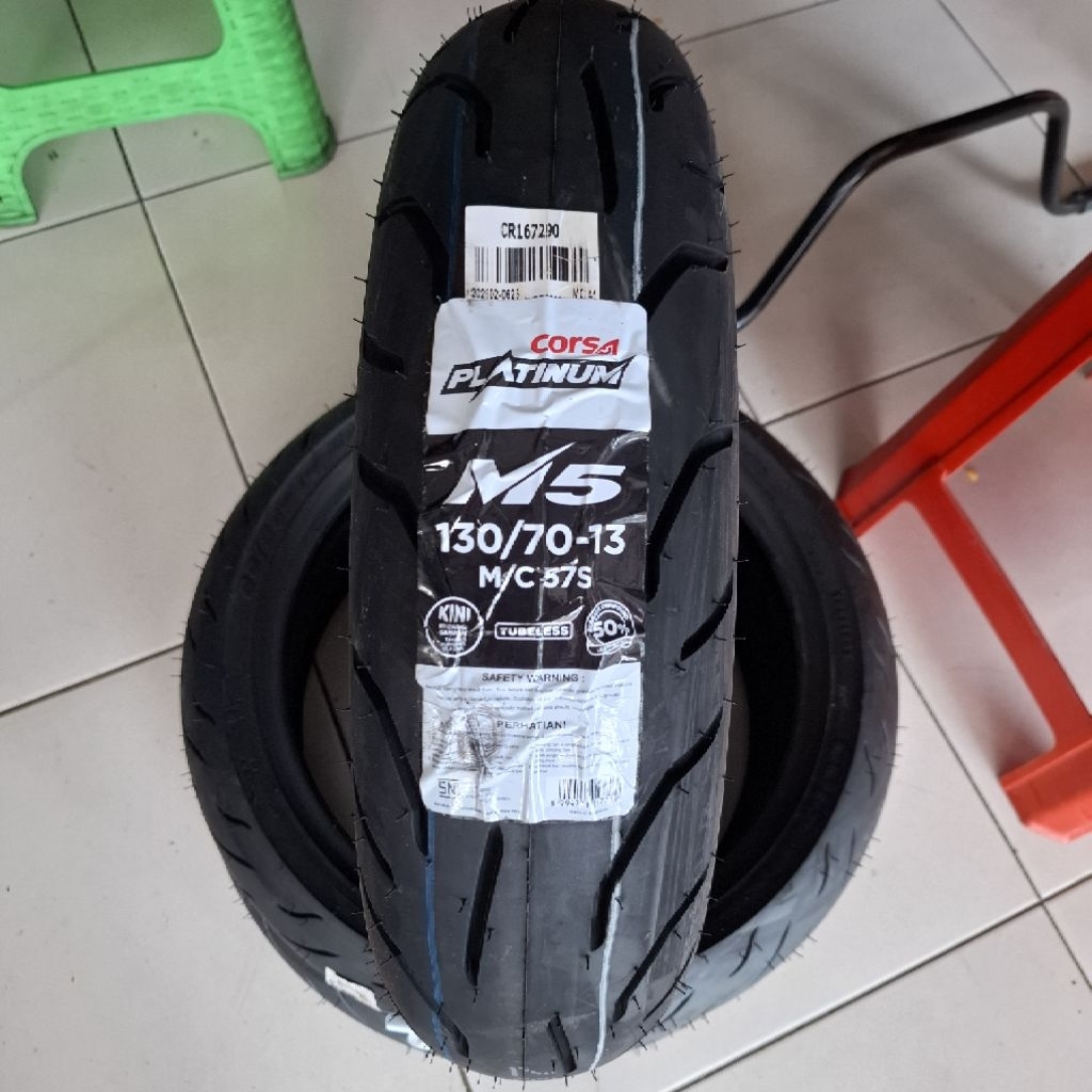BAN LUAR CORSA PLATINUM M5 110/70/13-120/70/13-130/70/13-140/70/13