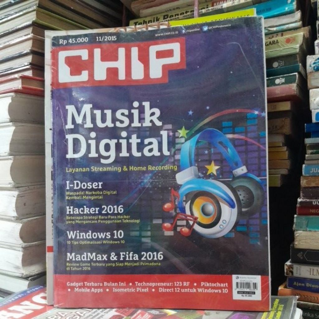 MAJALAH CHIP 2015 BUKU BEKAS