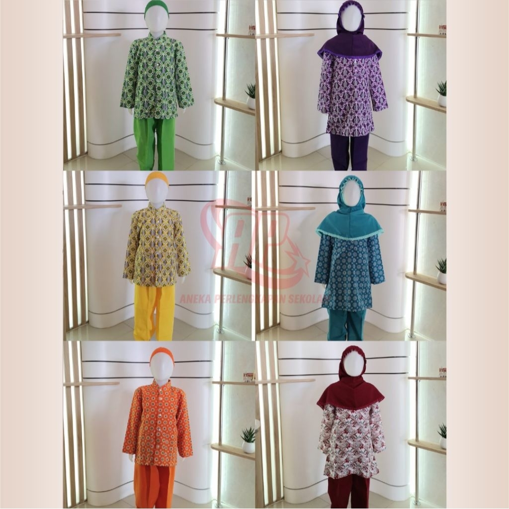 Baju Muslim Batik TK