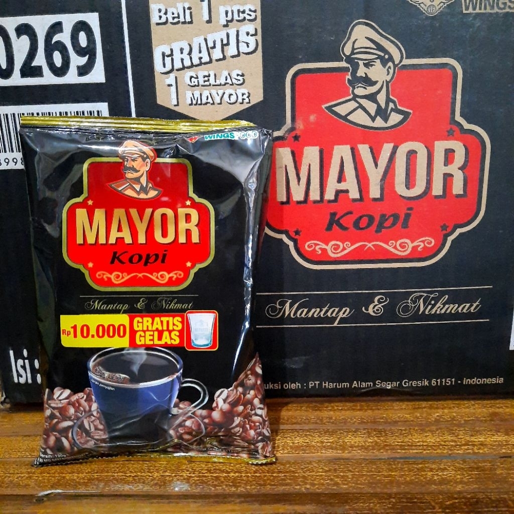 KOPI MAYOR 120g (GRATIS GELAS)