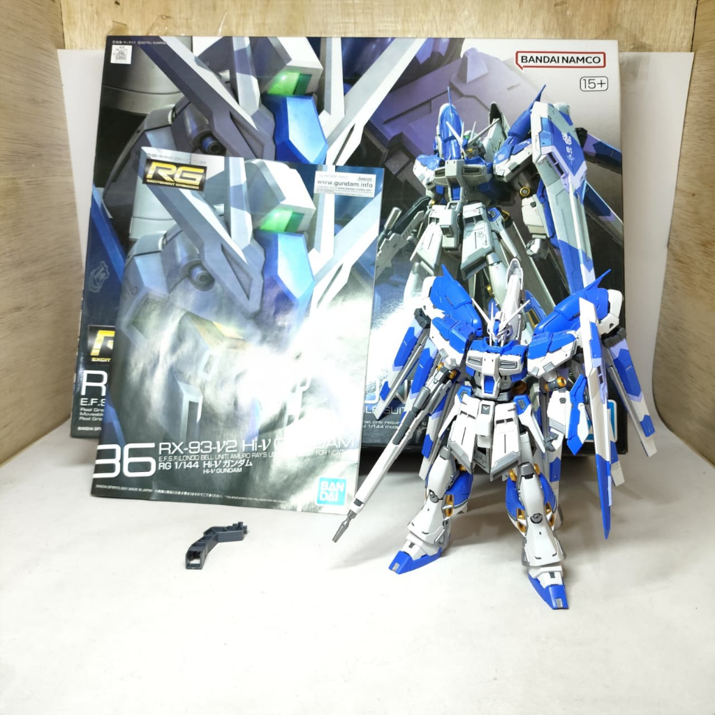 Bandai RG Hi-Nu / Gundam Hi Nu RX-93 1/144 2nd Sudah Rakit R285
