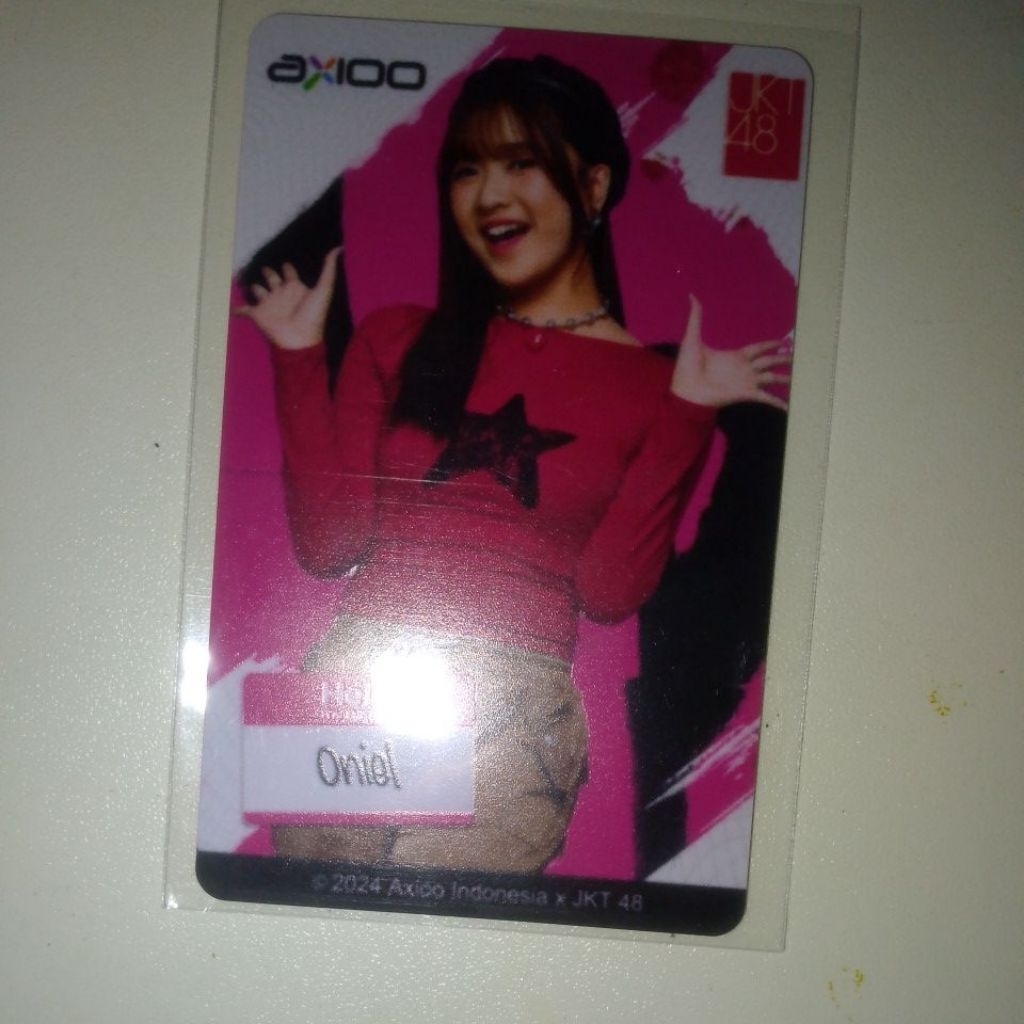 photocard axioo × jkt 48 2024