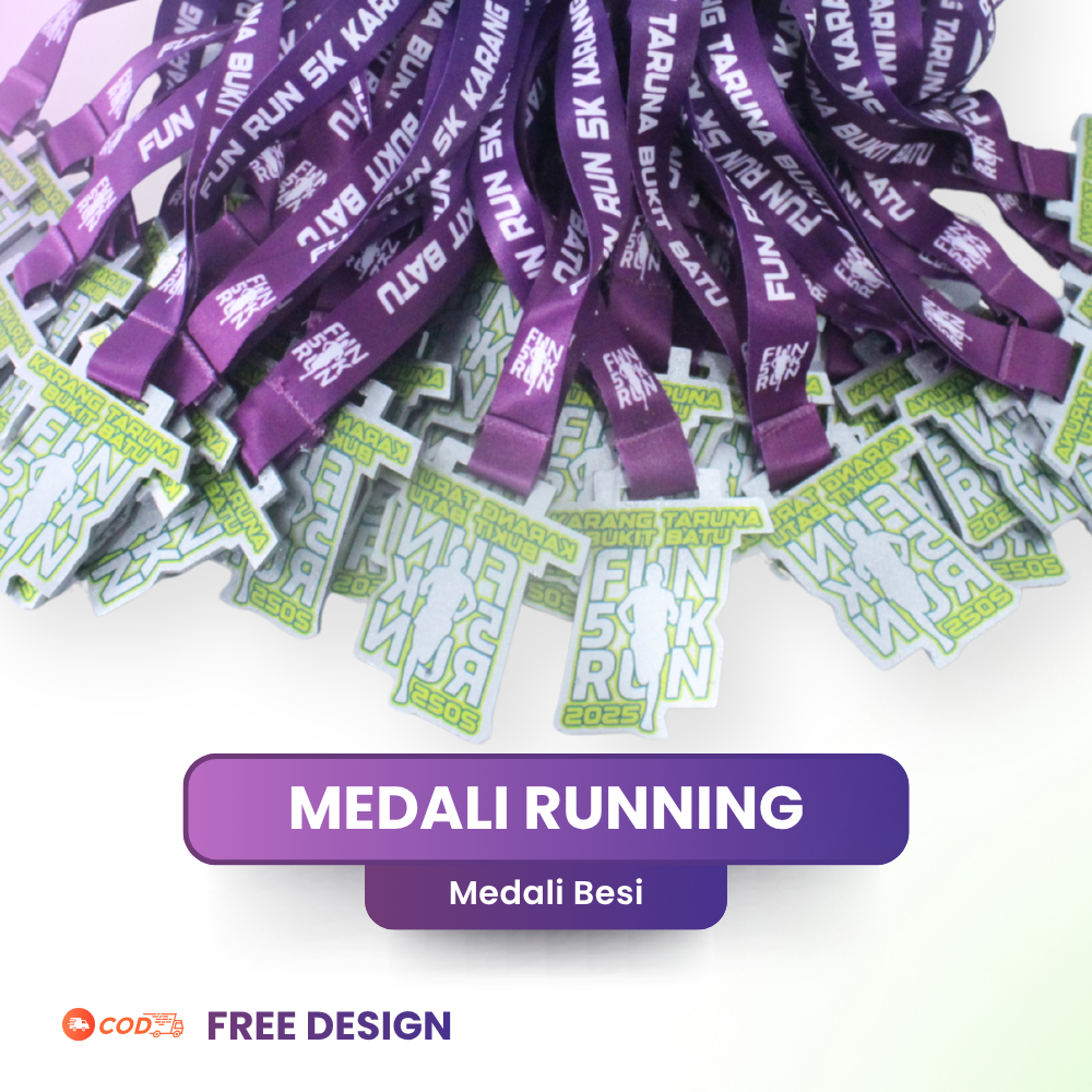 Medali Running, Medali Besi Premium, Medali Pekanbaru, Medali Besi Pekanbaru, Medali Murah Pekanbaru