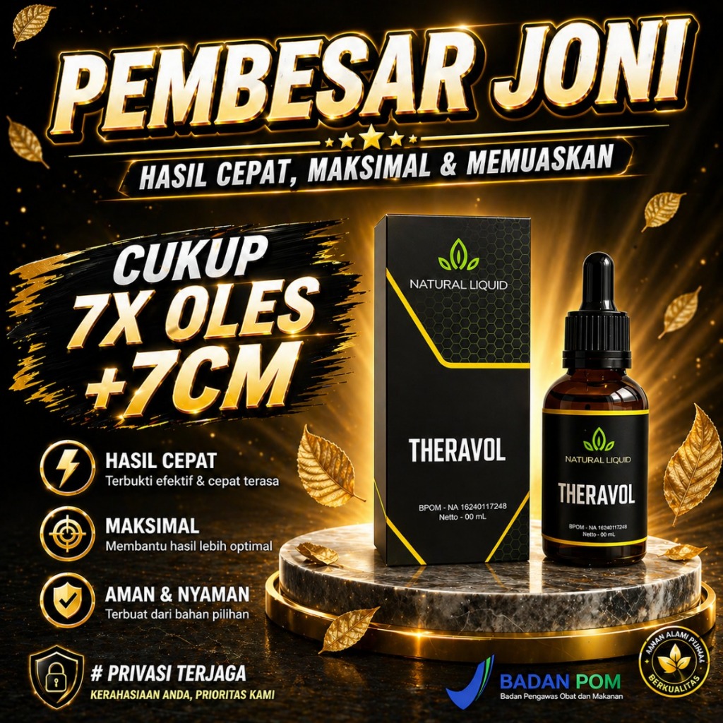 TOP.1 THERAVOL HERBAL OIL PEMBESAR MR.P 100% ORIGINAL