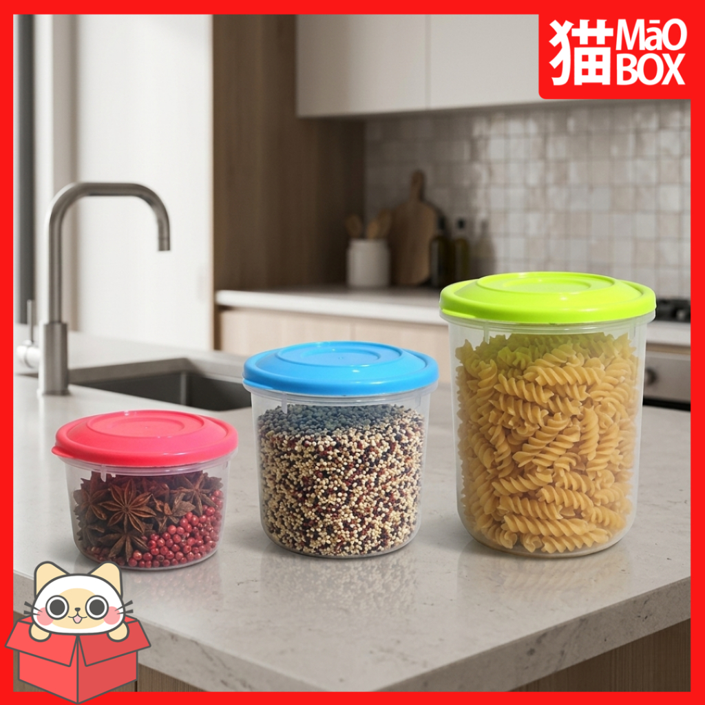 SEALWARE REGINA "M" 500 ML / TOPLES PLASTIK BULAT - MAOBOX