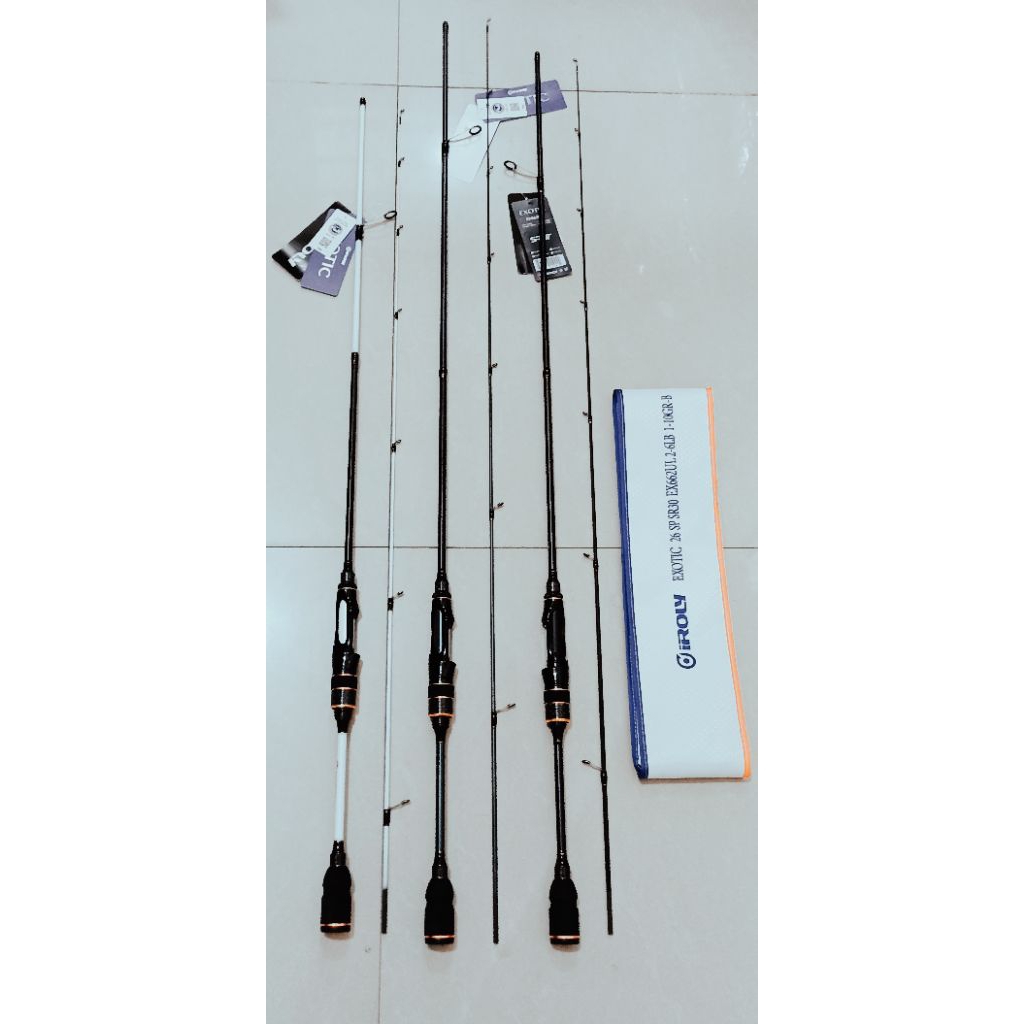 Joran Iroly Exotic Ultra Light SP 602, 662 dan 702 new Generation