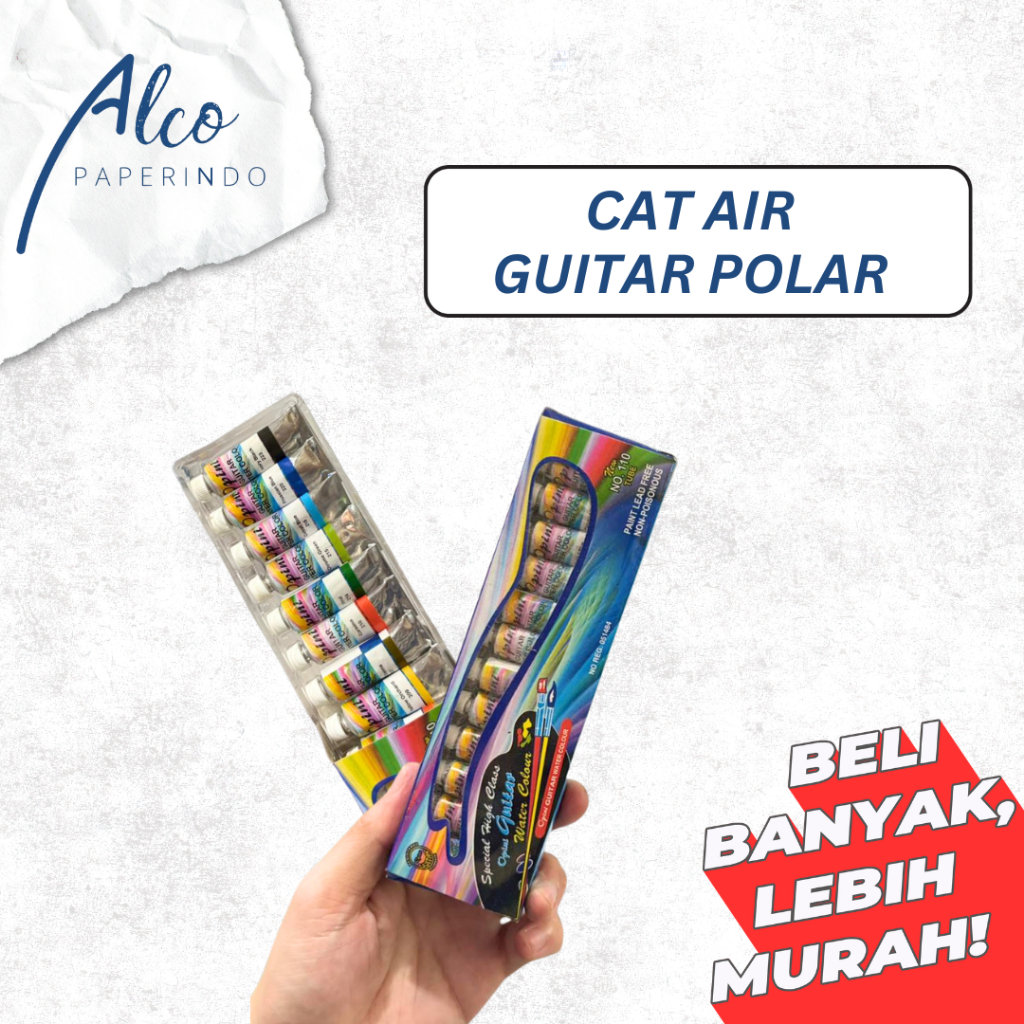 Cat Air Guitar 110 12 Warna Lengkap