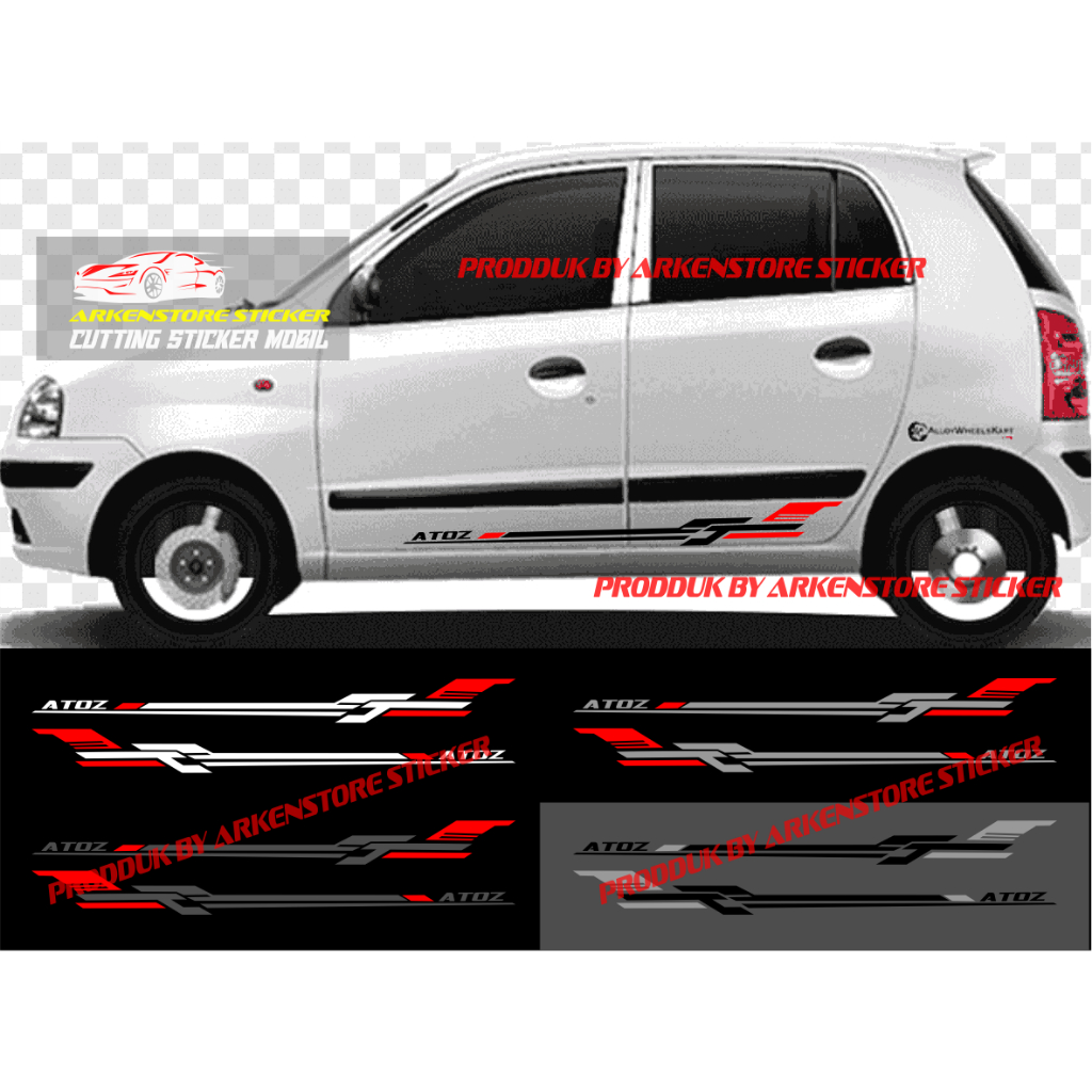 Stiker mobil atoz sticker cutting stiker list sporty mobil hyundai atoz