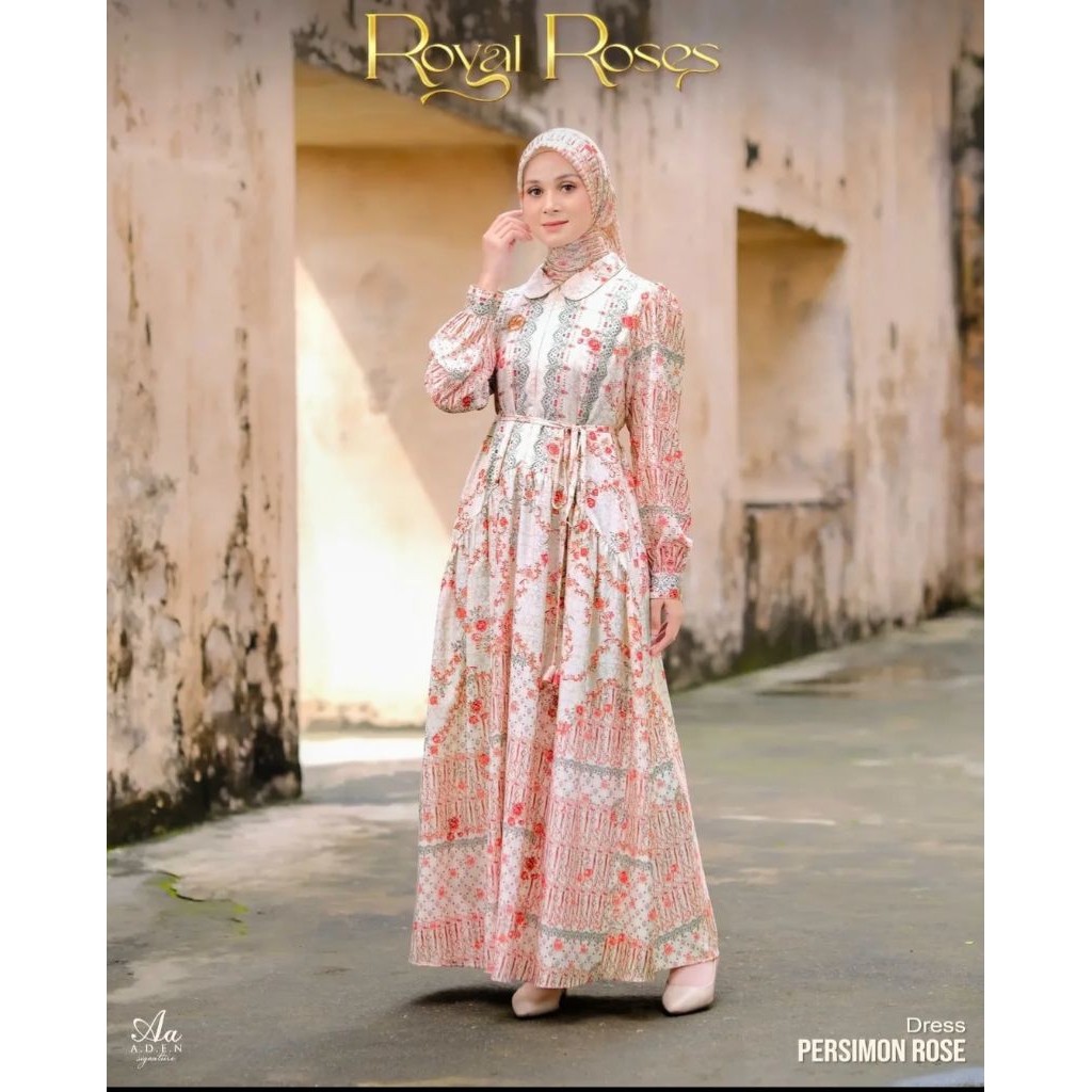 royal rose size M by aden hijab/ aden signature