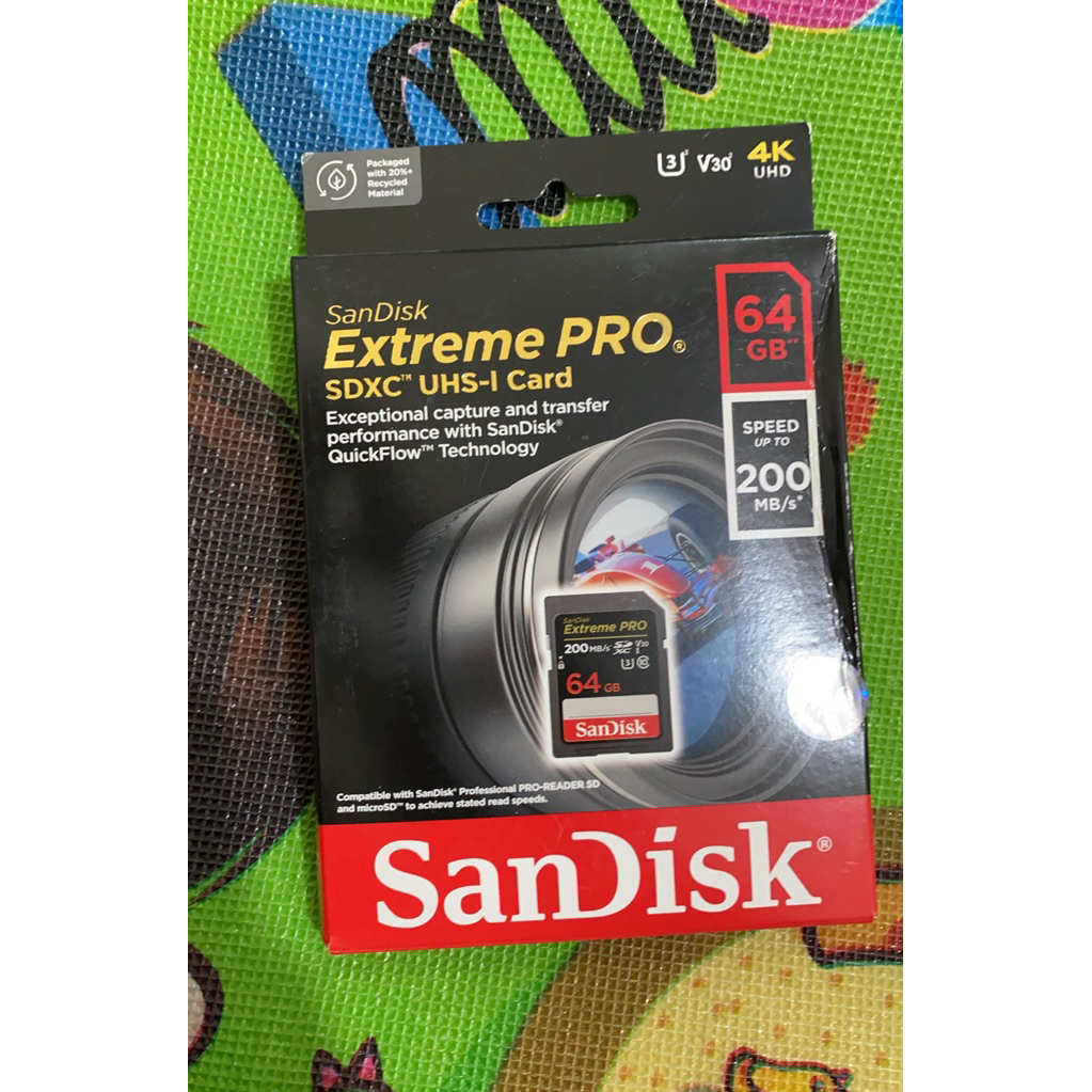 memori card sandisk 64gb extreme pro
