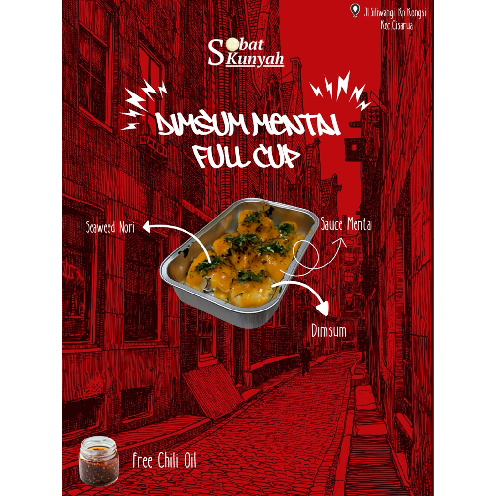 dimsum original/chili oil frozen food