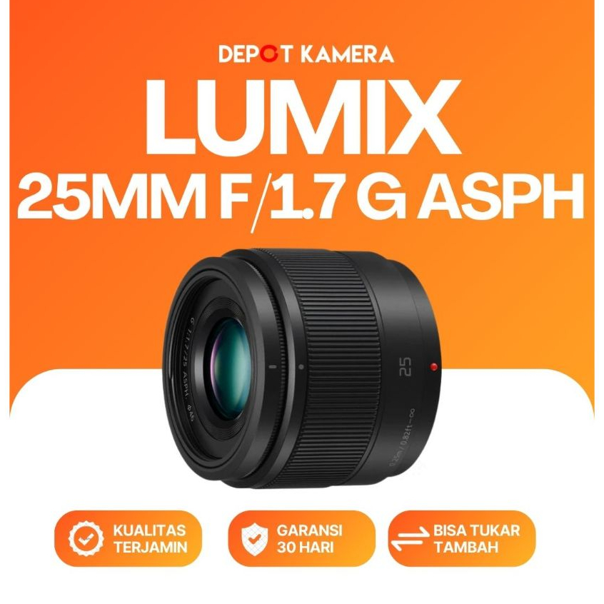 ( DEPOT KAMERA JKT ) SECOND - LUMIX 25MM F/1.7 ASPH