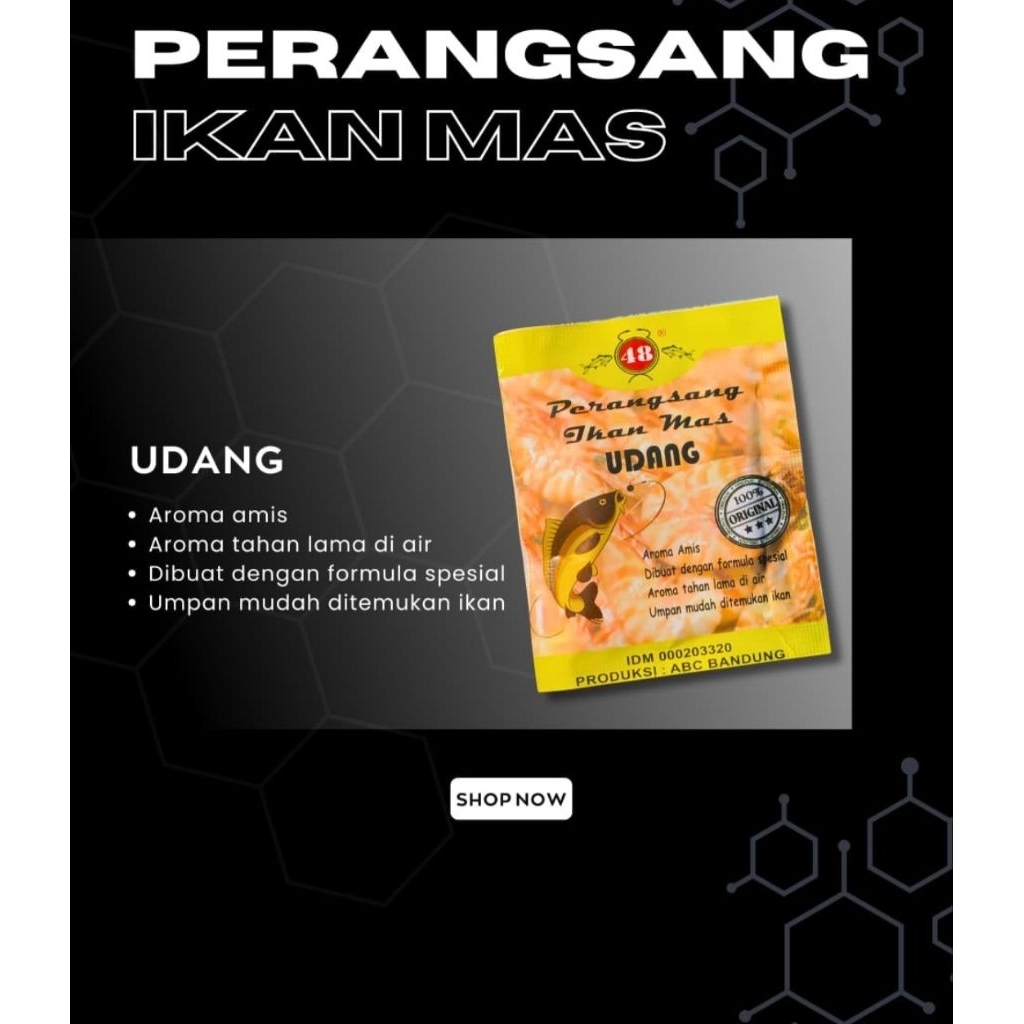 Campuran Umpan Ikan Mas 48 Aroma Udang