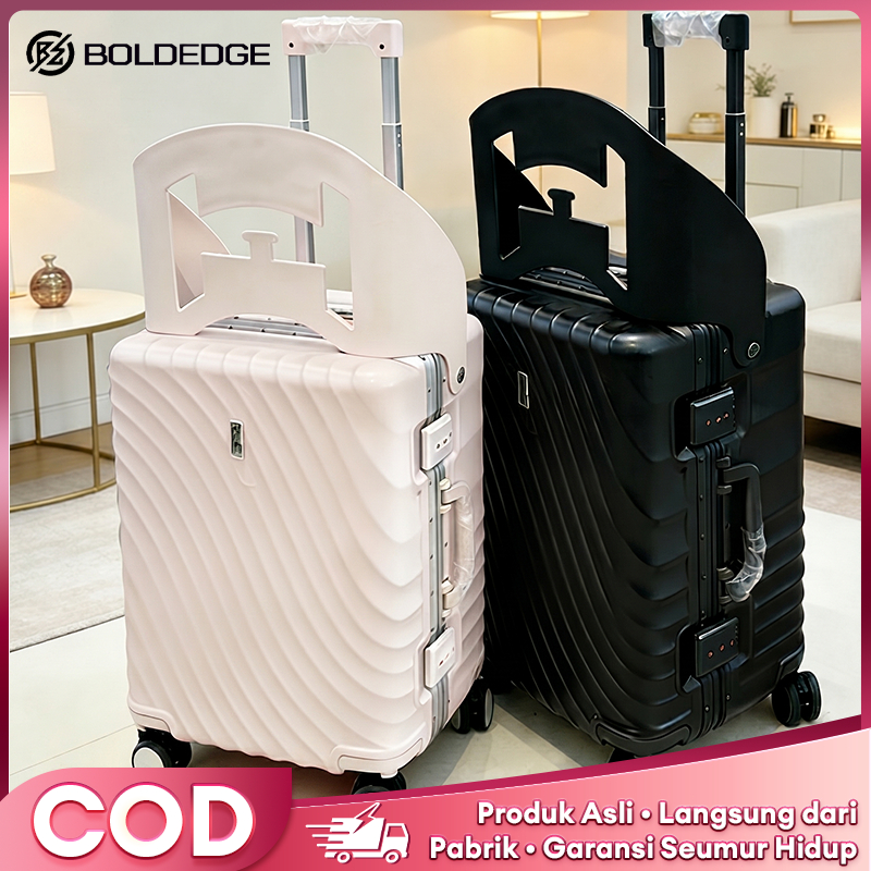 BoldEdge Koper 24 inci untuk ibu, anak bisa duduk di atasnya, alat ajaib bawa anak, koper jalan-jala