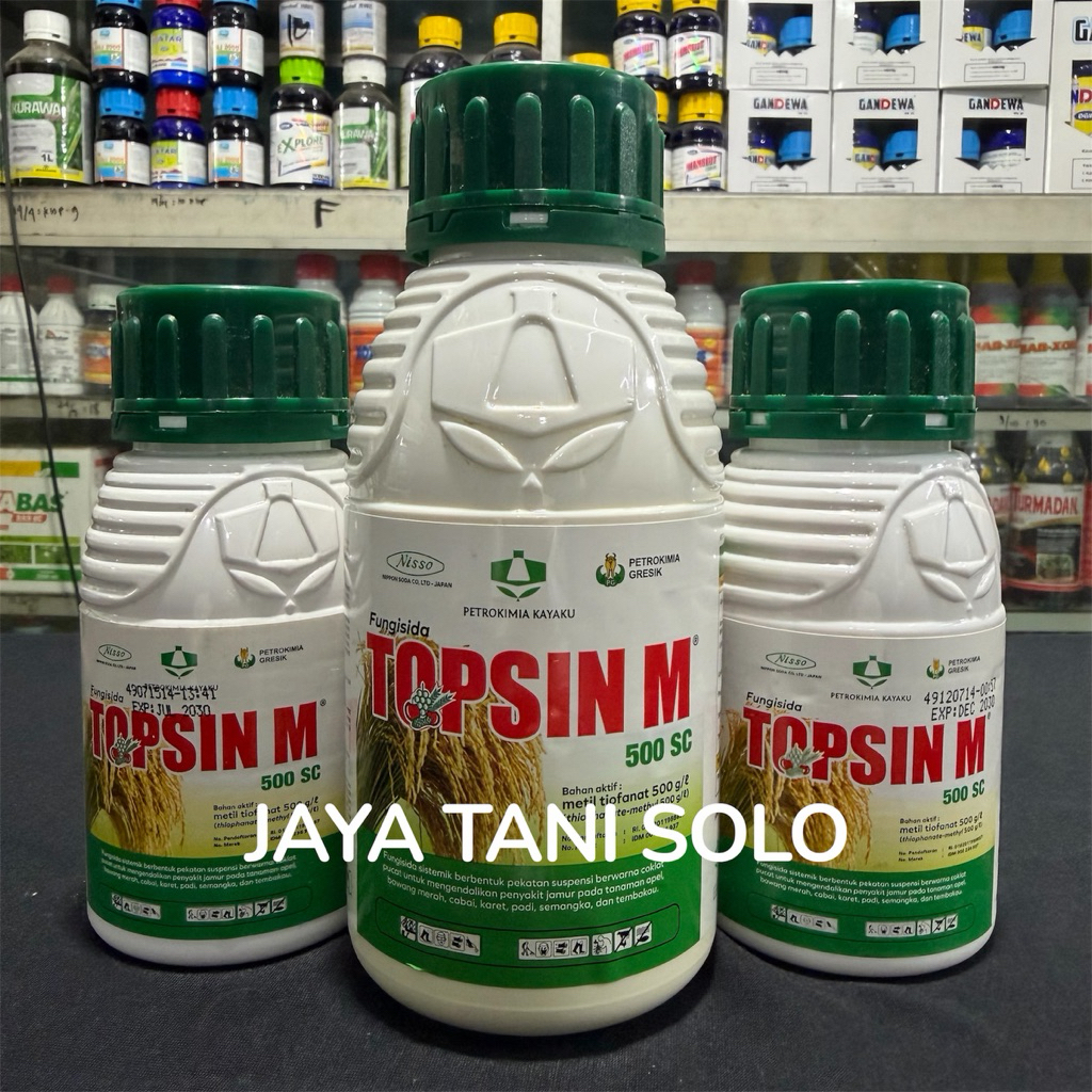 Topsin 500SC - Fungisida Sistemik Anti Bercak Daun, Busuk Buah Cabe Dan Potong Leher Padi
