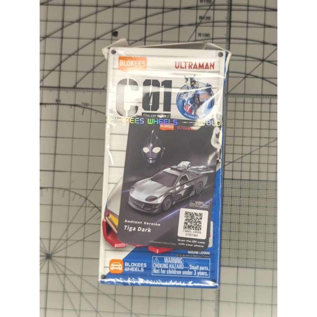 BLOKEES WHEELS C01 ULTRAMAN SECRET TIGA DARK OFC