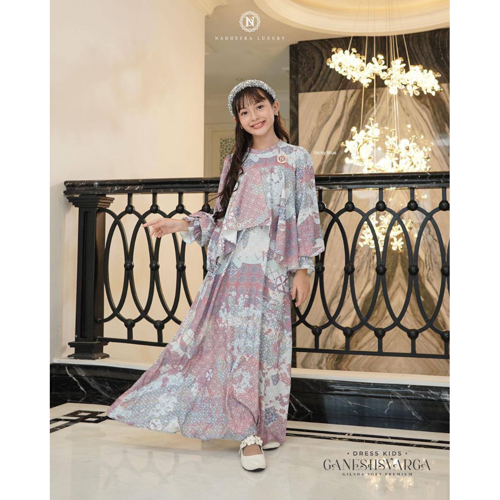 NADHEERA GANESHSVARGA DRESS KIDS GAMIS ANAK