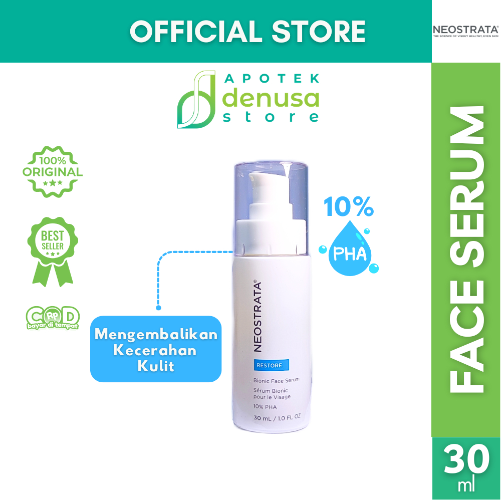 NEOSTRATA Restore Bionic Face Serum 10% PHA 30ml | Anti Aging Kerutan Melembabkan Wajah