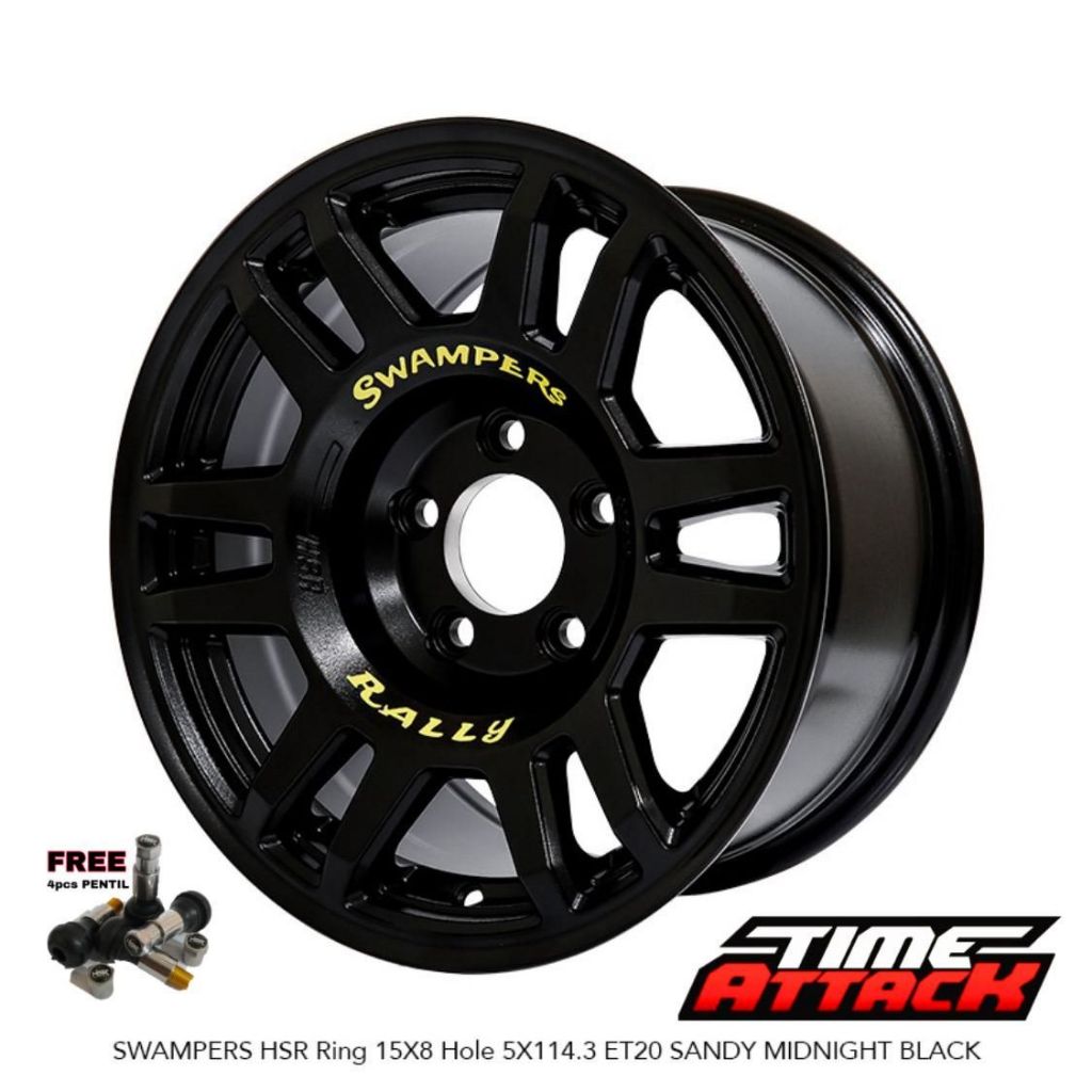 Velg Mobil Hilux Rangga R15 HSR Wheel Swampers Velg HSR Ring 15
