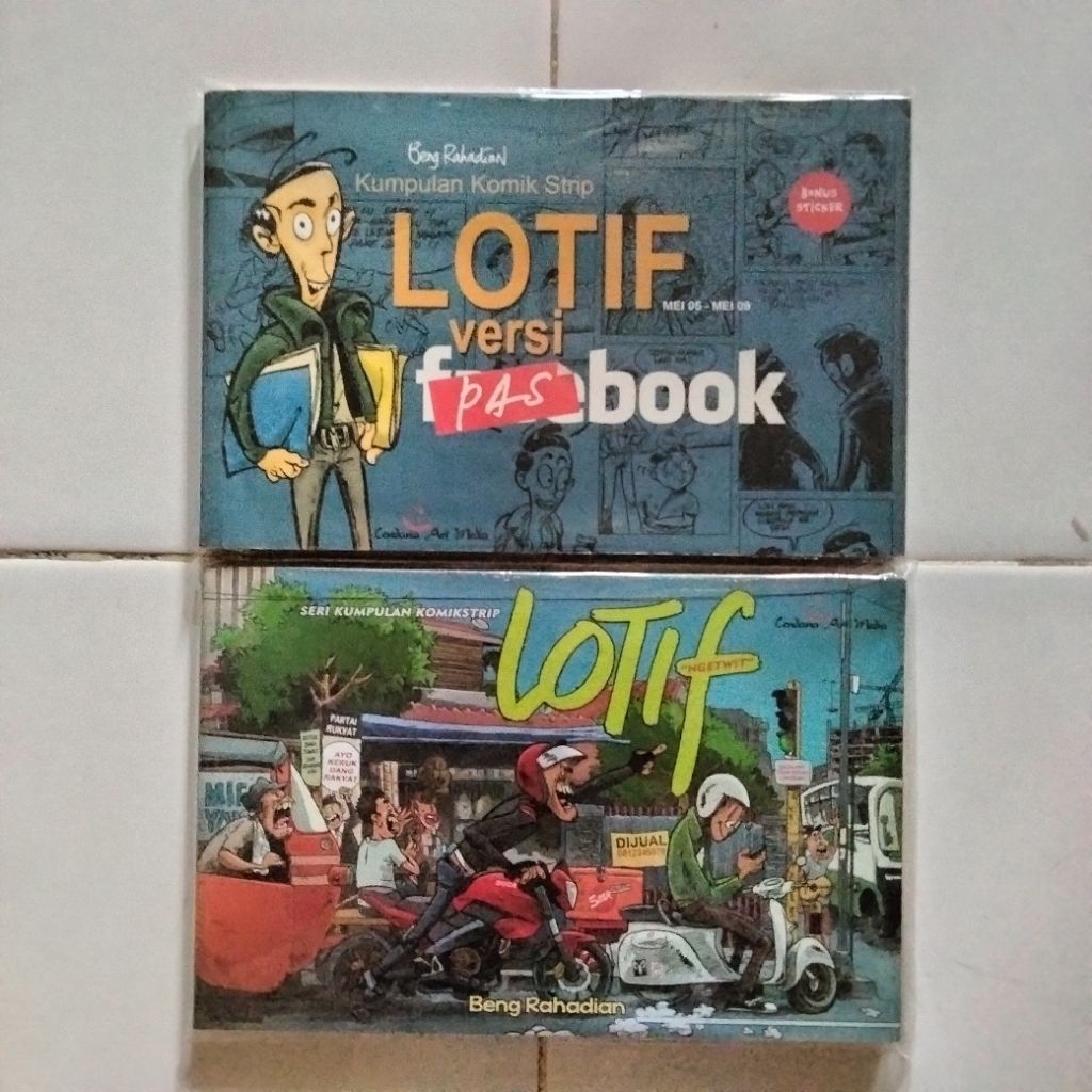 Paket Kumpulan Komik Strip Lotif - Beng Rahadian - 2 Edisi