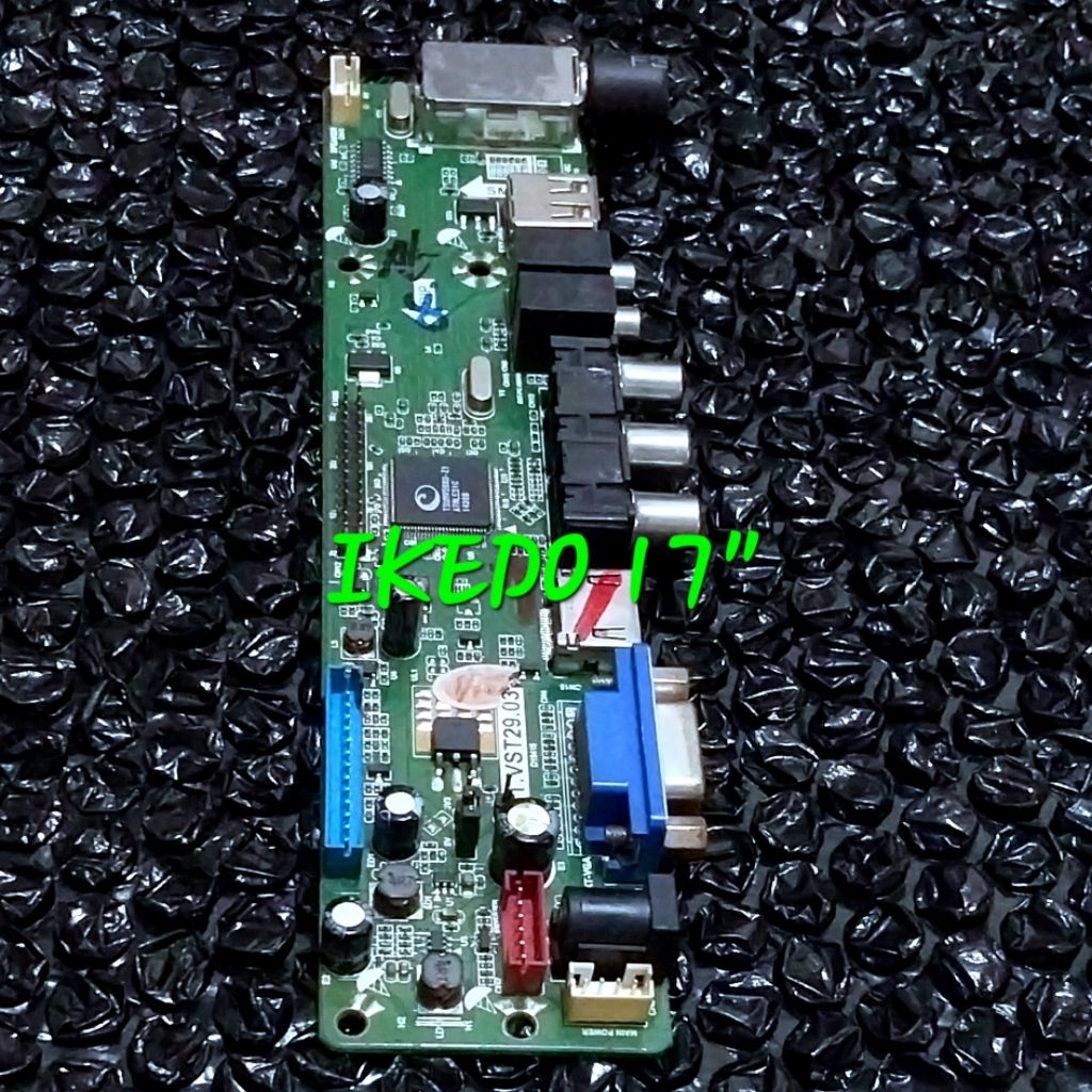 MB TV LED IKEDO 17 INCHI CHASSIS T. VST29. 03 ORIGINAL MAINBOARD MOTHERBOARD