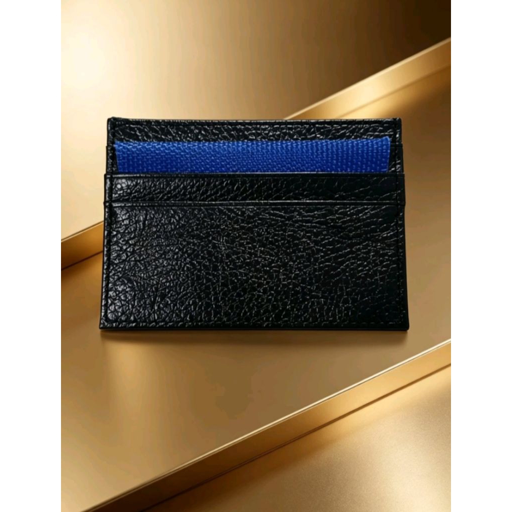 Dompet kartu slim kulit asli
