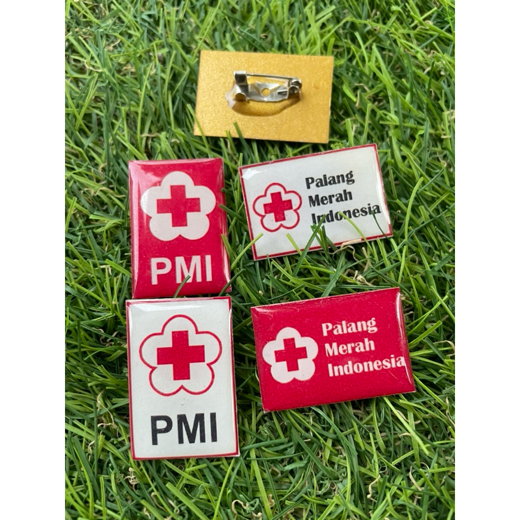 Pin Bros PMI lapis Resin ukuran 3X2