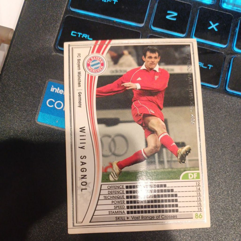 kartu bola panini wccf 2005/2006 Bayern Munchen