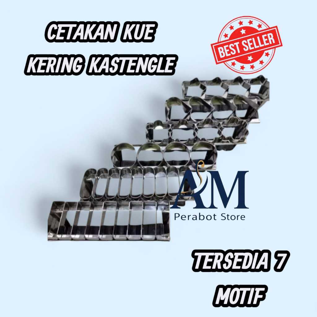 Cetakan Kue Kering Kastengel Putri Salju - Gagang Plastik Kokoh, Stainless Anti Karat, Mudah Dibersi
