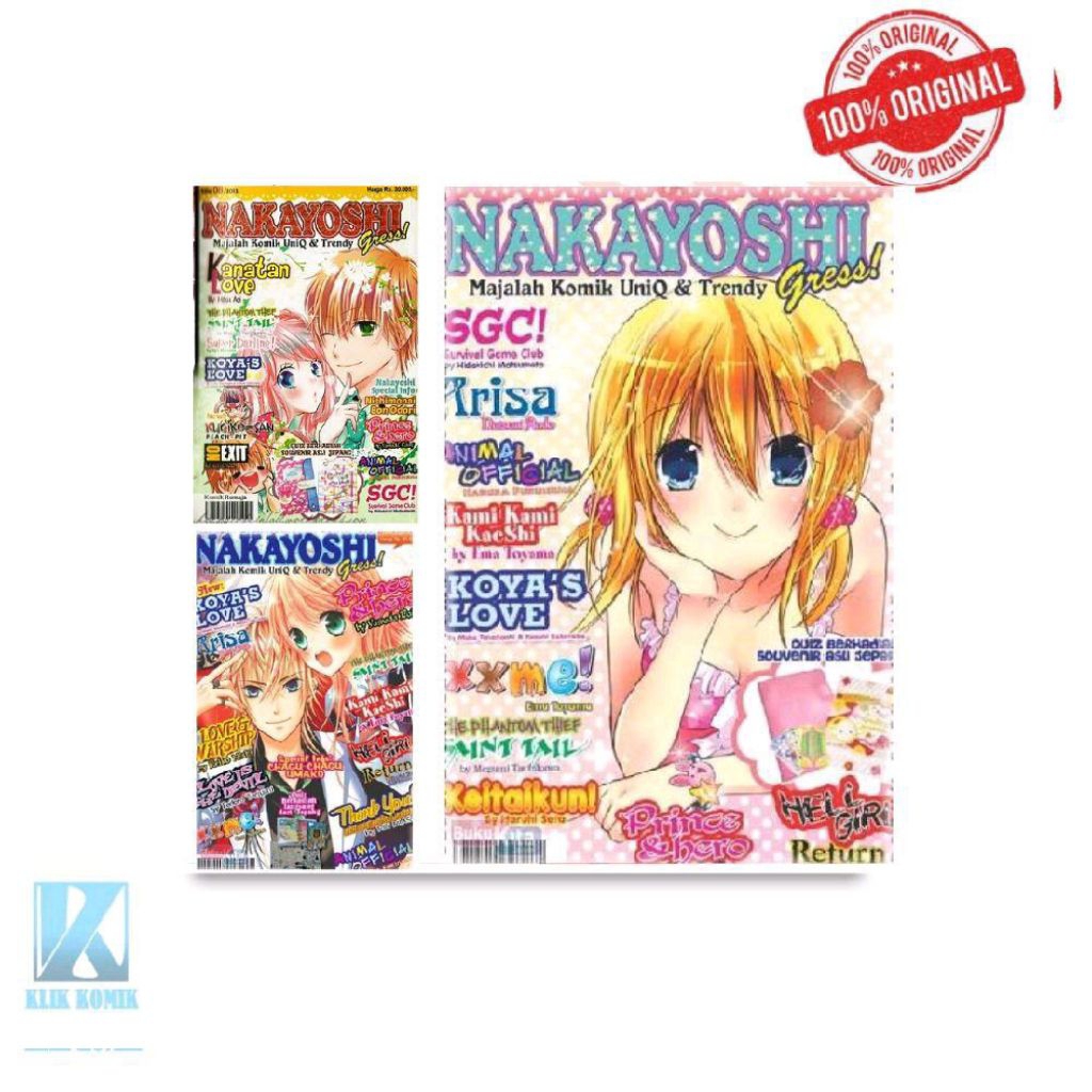 Majalah Komik Nakayoshi Terbitan Elex Media Komputindo