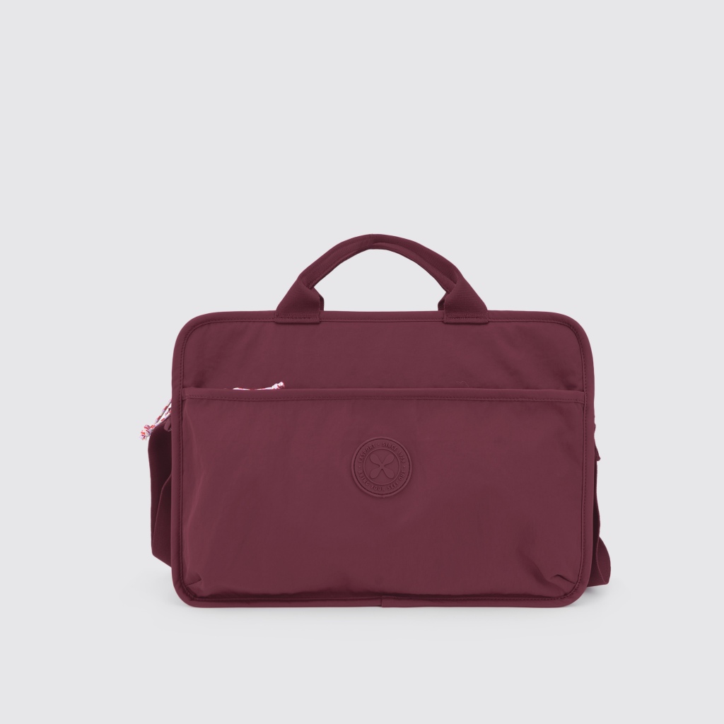 Exsport Everyday Laptop Sling Bag, Burgundy