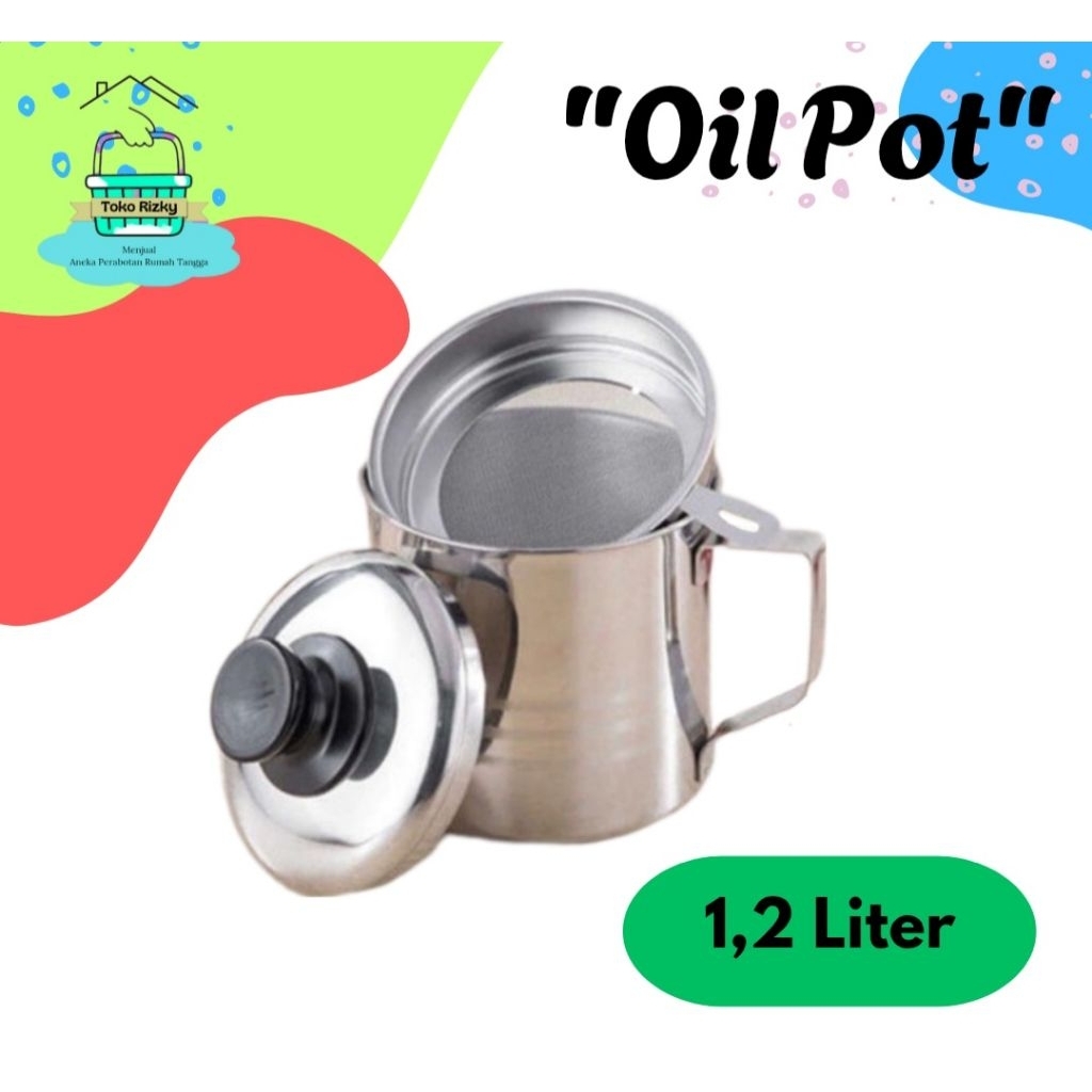Oil Pot Saringan Minyak / Penyaring Minyak