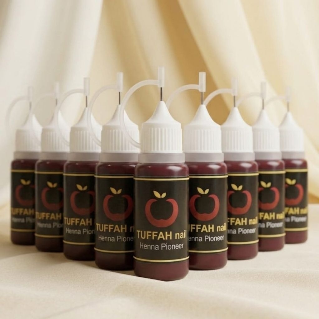 GROSIR TUFFAH NAIL HENNA JARUM ORIGINAL MAROON MURAH