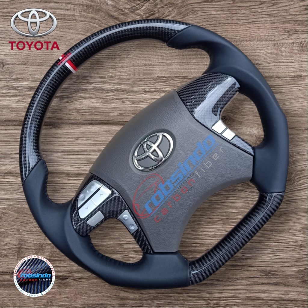 stir setir steering wheel camry fortuner VNT TRD carbon