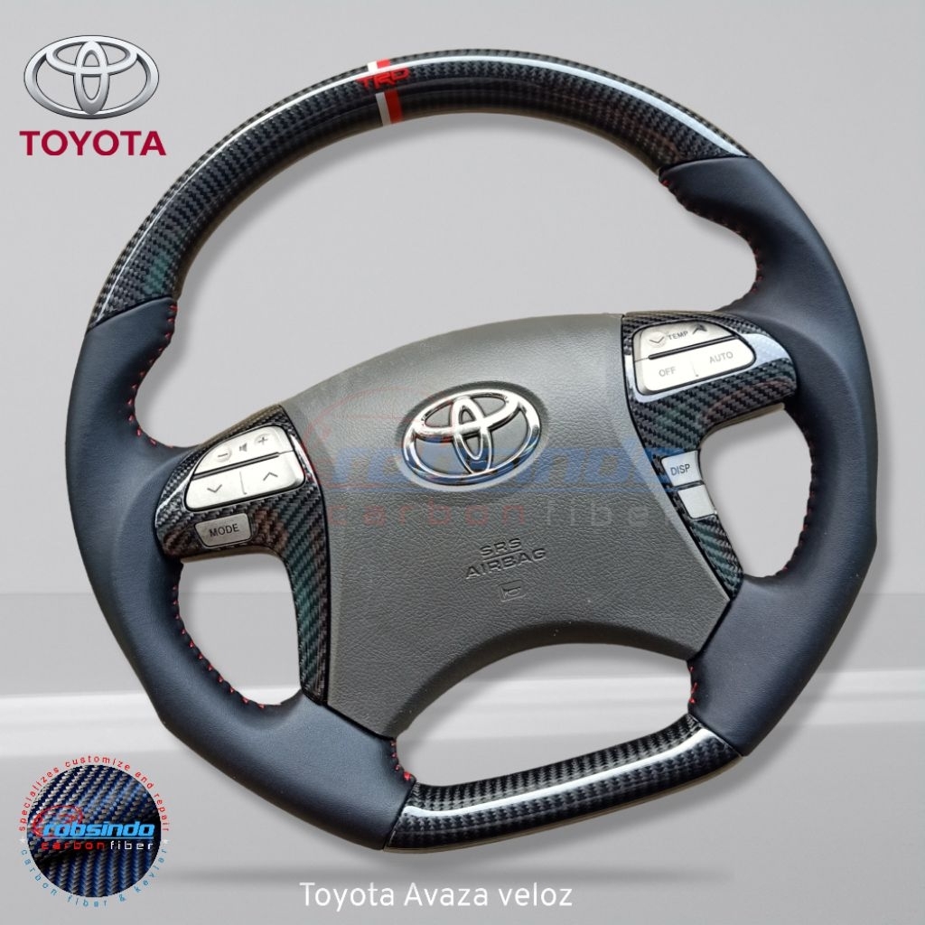 stir/setir/steering wheel grand innova/fortuner VNT TRD carbon