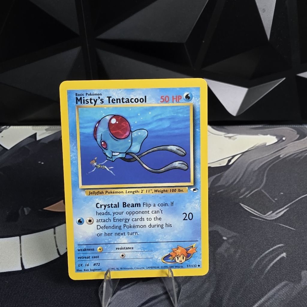 Tcg Pokemon Misty's Tentacool Gym Set 1999 Eng