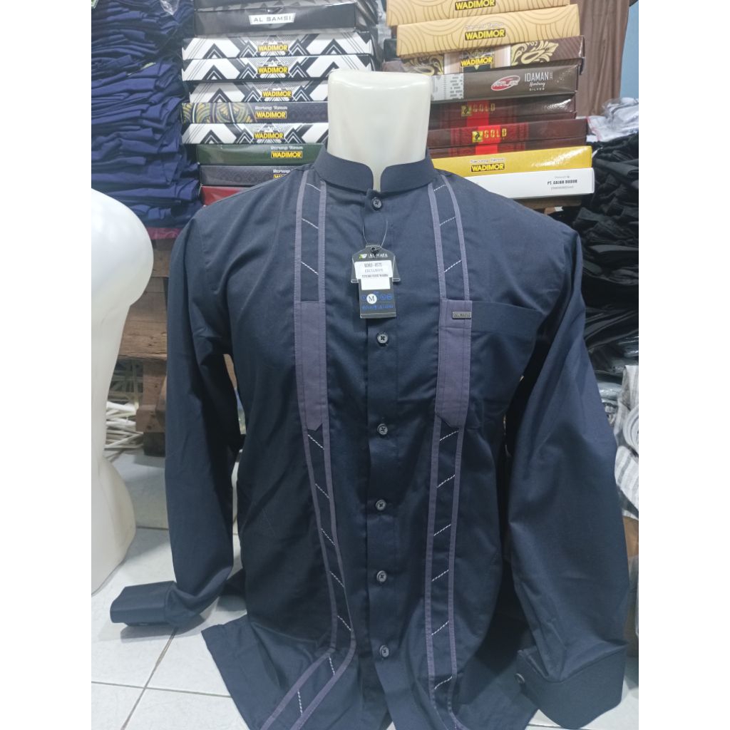 Baju Koko Pria Lengan Panjang Al-Wafa