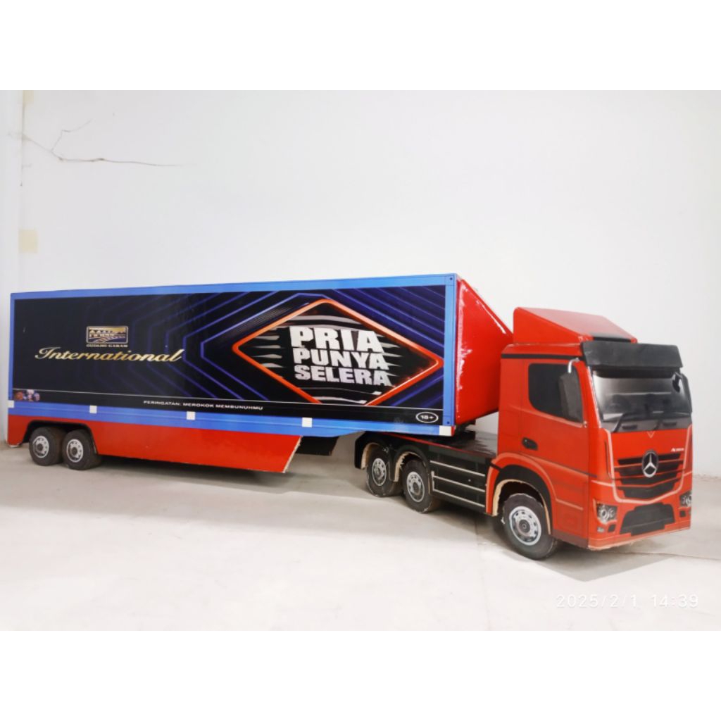 promomainananak miniatur truktronton/trailer