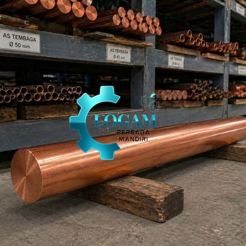 As tembaga diameter 25mm x 100mm |As tembaga murni