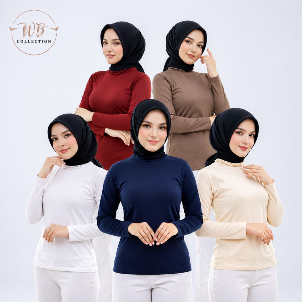 Manset Lengan Panjang Wanita | Inner Manset Bahan Lembut, Adem Bahan Premium Spandek