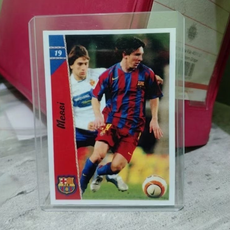 Kartu Replica Mainan Anak Jadul Bola Messi Barcelona